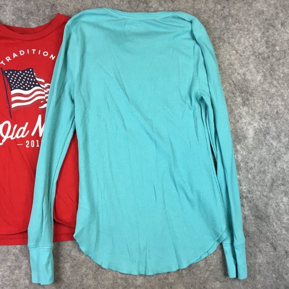 Womens Tops Shirts Lot of 4 L Old Navy Scooby Doo Blue Red Patriotic Casual Knit - Picture 12 of 16